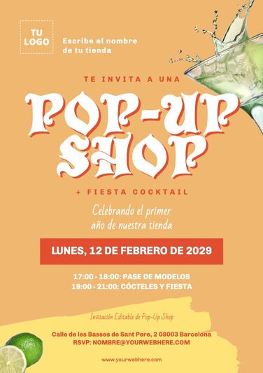 Edita un banner de Pop Up Shop