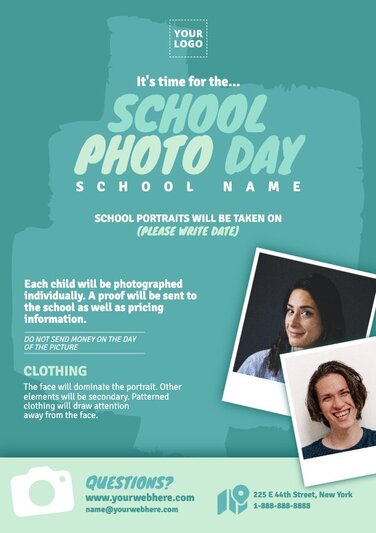 Free School Picture Day Flyer templates