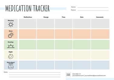 Een tracker sjabloon bewerken