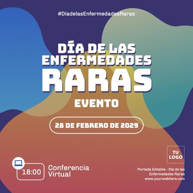 Edita un flyer sobre Enfermedades Raras