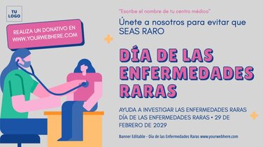 Edita un flyer sobre Enfermedades Raras