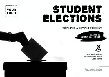 Edit a Student Council flyer