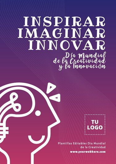 Edita un flyer sobre Creatividad
