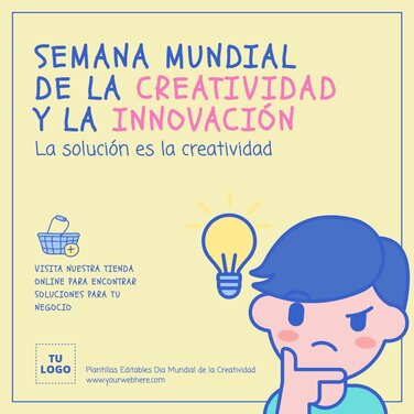 Edita un flyer sobre Creatividad