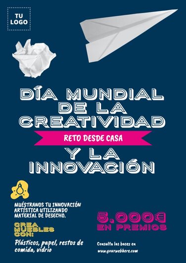 Edita un flyer sobre Creatividad