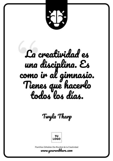 Edita un flyer sobre Creatividad