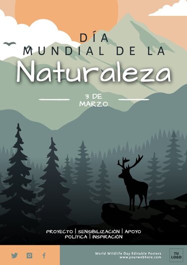 Edita un flyer de naturaleza