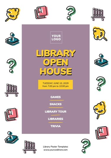 Library Poster Templates to Customize Online