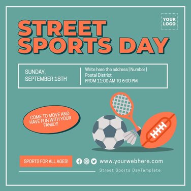 Sports Day Flyer Templates to Edit Online