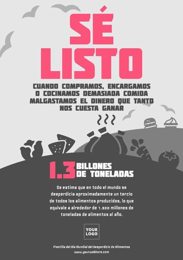 Pósters para reducir el Desperdicio de Alimentos