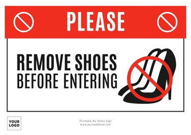 Edit a Shoes Off poster