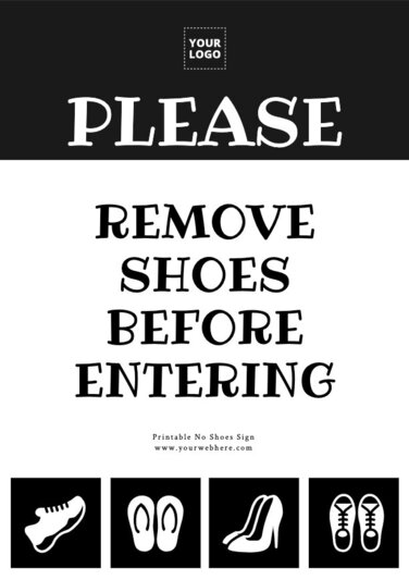 Edit a Shoes Off poster