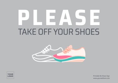 Edit a Shoes Off poster