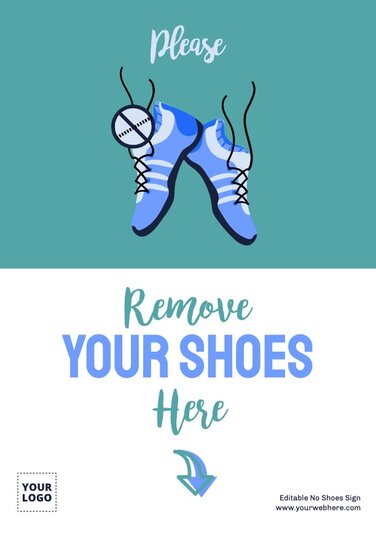 Edit a Shoes Off poster