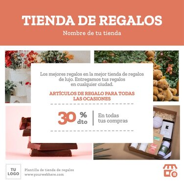 Edita un banner de Tienda Regalos