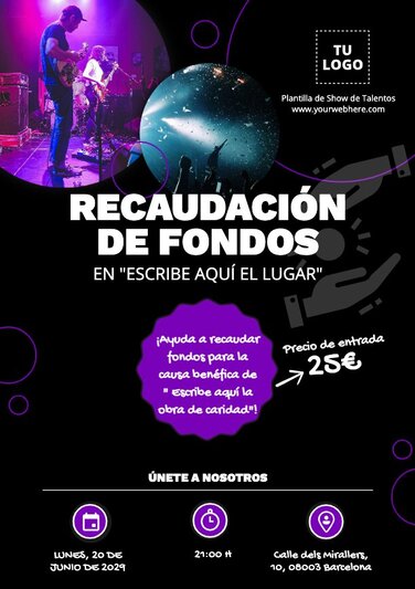 Edita un flyer de Talent Show