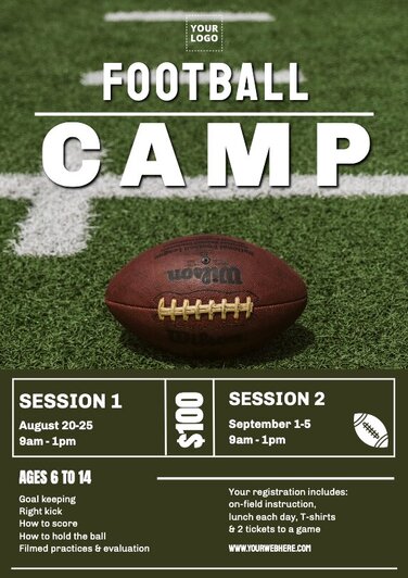 Edit a Football template