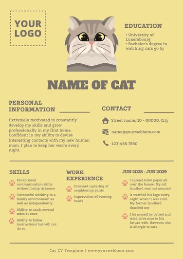 Edit a Dog Resume