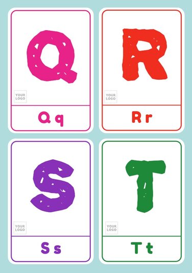 Editable Flashcard Templates for School