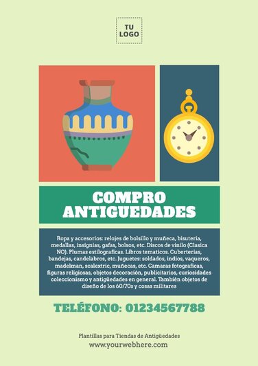 Edita un flyer de Antigüedades