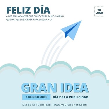 Edita un diseño del Día de la Publicidad