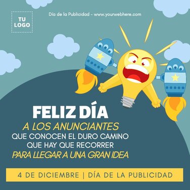 Edita un diseño del Día de la Publicidad