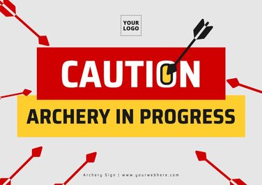 Edit an Archery poster