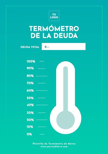Edita un termómetro