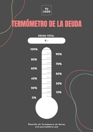 Edita un termómetro