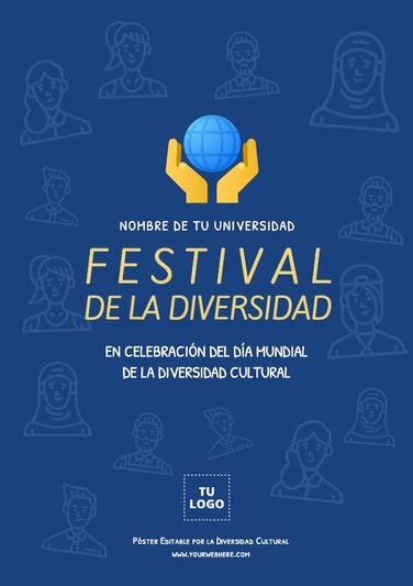 Plantillas Del Día De La Diversidad Cultural Editables Online