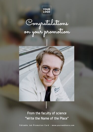 Edit a Promotion Card