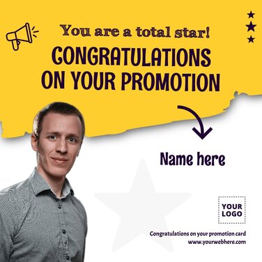 Edit a Promotion Card