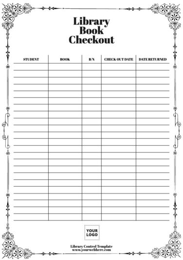 printable-library-checkout-sheet-templates