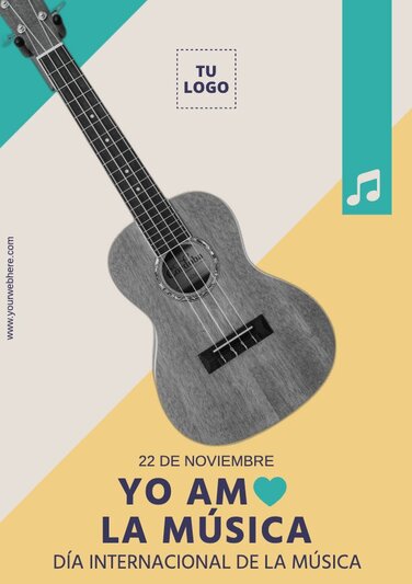 Edita un diseño del Día de la Música