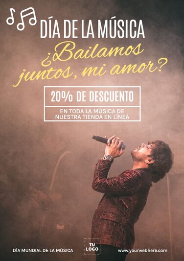 Edita un diseño del Día de la Música