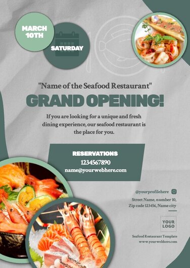 Edit a Seafood Menu