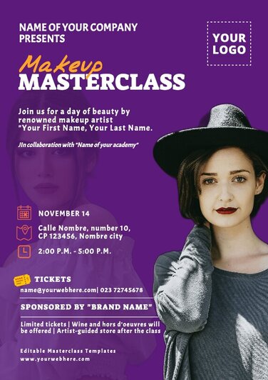 Create Masterclass Flyer Templates Online