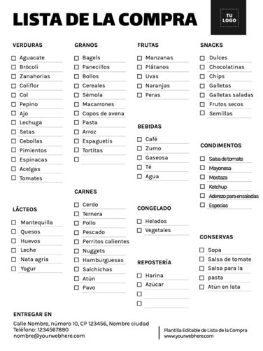 Edita una Lista de la Compra