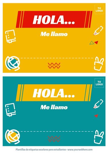 Crea Etiquetas para Nombres de Alumnos gratis