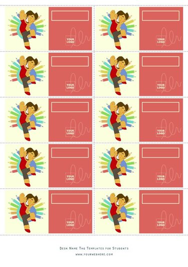 Editable Desk Name Tags for Students Editable Desk Name Tags for Students