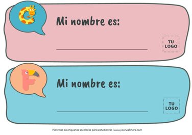 Crea Etiquetas para Nombres de Alumnos gratis