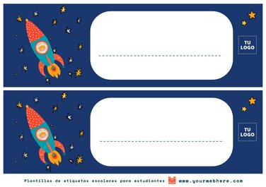 Crea Etiquetas para Nombres de Alumnos gratis