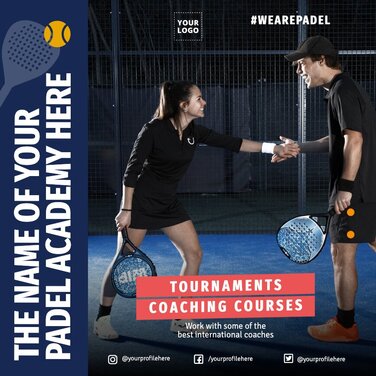 Edit a padel banner