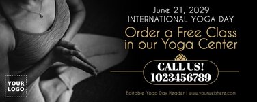 Edit a Yoga Day banner