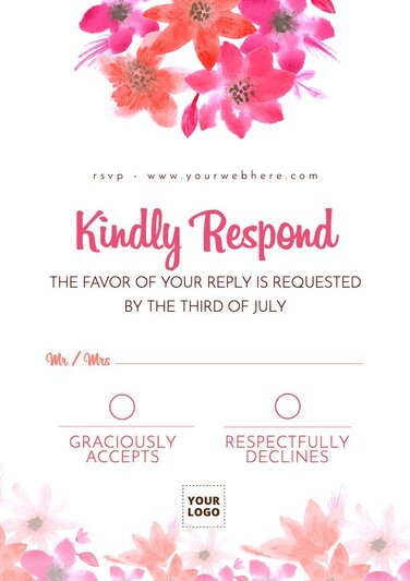 Edit a RSVP template