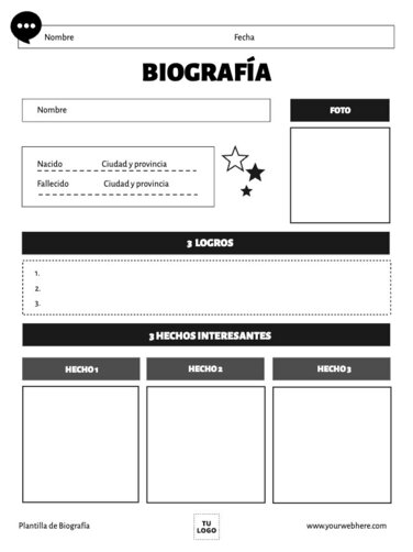 Edita una Biografía