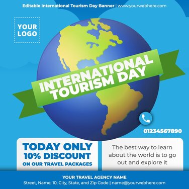 Edit a Tourism Day banner