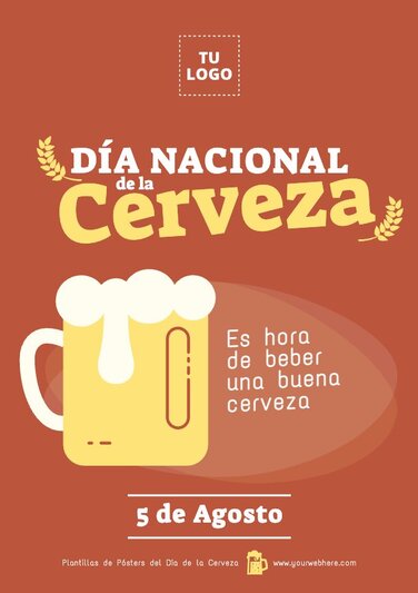Edita un flyer de Cerveza