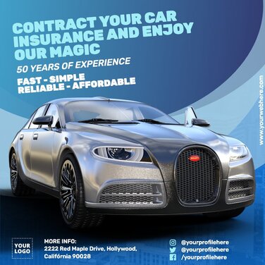 Edit an auto insurance ad