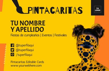 Edita un flyer de Pintar Caras